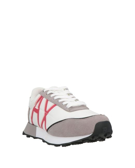ARMANI EXCHANGE White Trainers