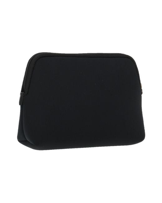 Dolce & Gabbana Black Beauty Case Nylon, Elastane, Soft Leather