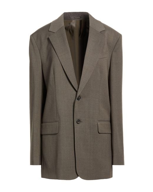 Filippa K Brown Blazer Polyester, Wool, Elastane
