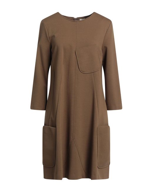 MEIMEIJ Brown Mini Dress