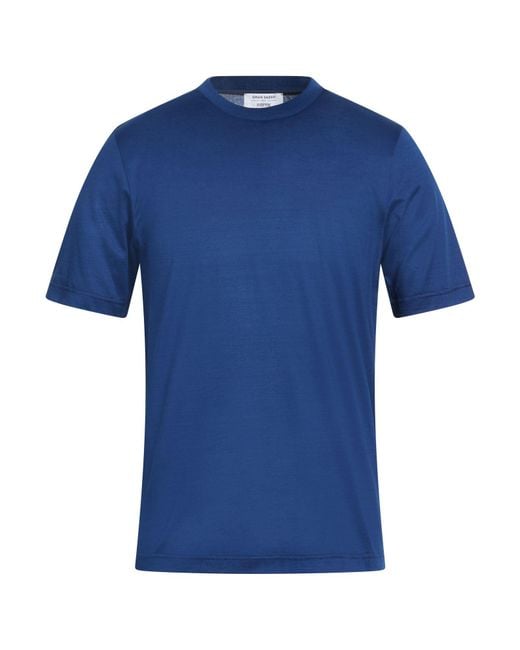 Gran Sasso Blue X Reffa T-Shirt Cotton for men
