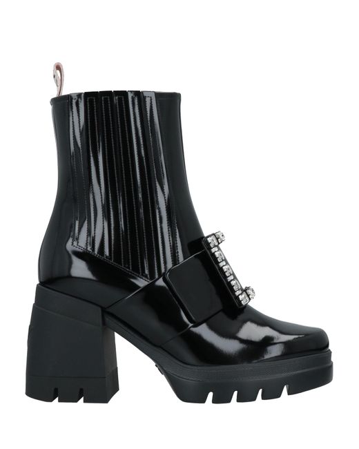Roger Vivier Black Ankle Boots