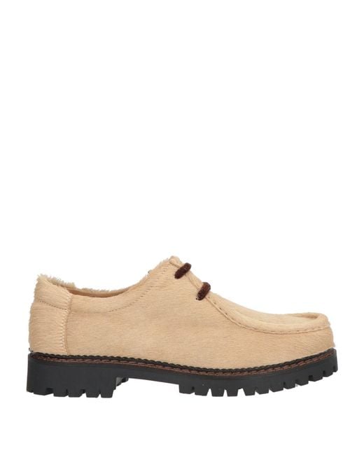 MAZE SHOES Natural Lace-Up Shoes