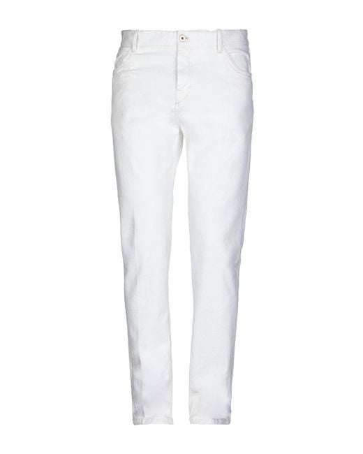 PT Torino White Jeans for men