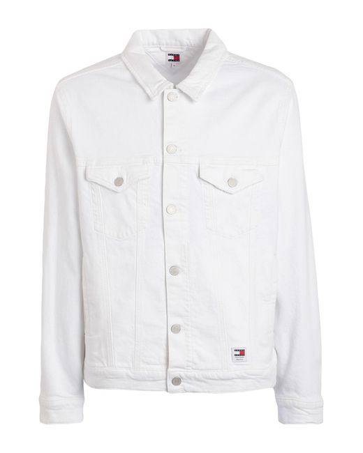 Tommy Hilfiger White Denim Outerwear for men