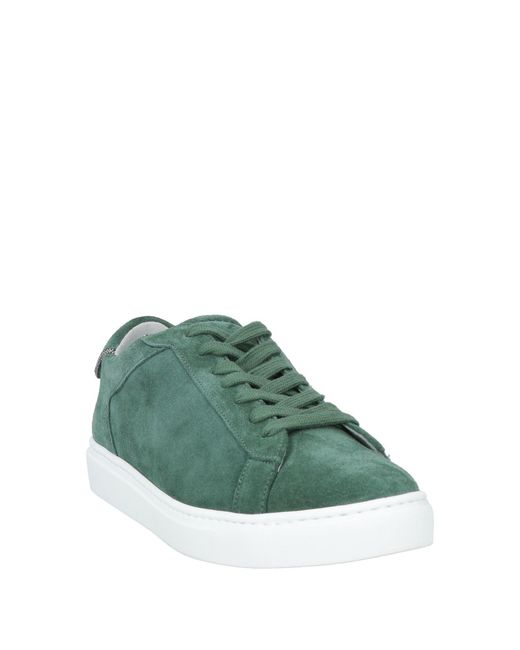 Fabiana Filippi Green Sneakers Leather