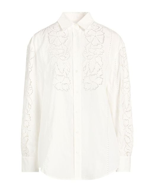 Weekend by Maxmara White Shirt Cotton, Polyester