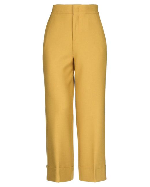 PT Torino Yellow Casual Trouser