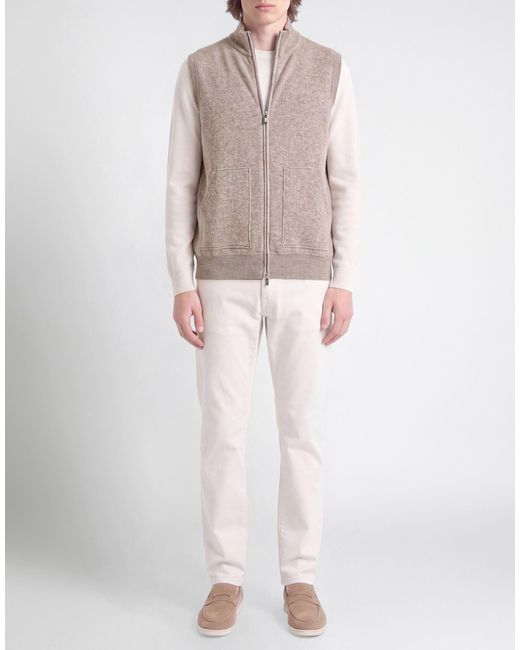Fedeli Gray Cardigan for men