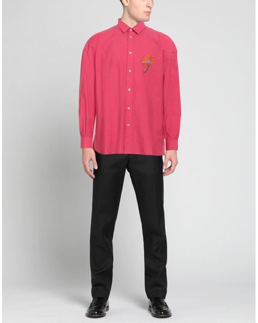 Jacquemus Pink Fuchsia Shirt Cotton, Polyamide for men