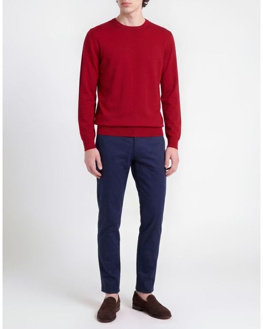 Pullover di Gran Sasso in Red da Uomo