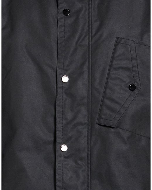Belstaff Black Coat Polyester, Cotton for men
