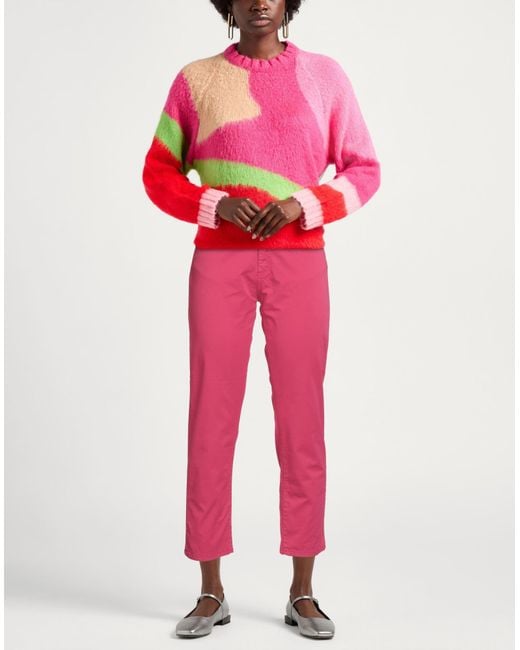 Jijil Red Pants Cotton, Elastane