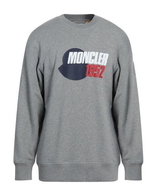 2 Moncler 1952 Gray Sweatshirt for men