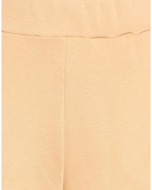 Calvin Klein Natural Camel Pants Cotton, Polyester