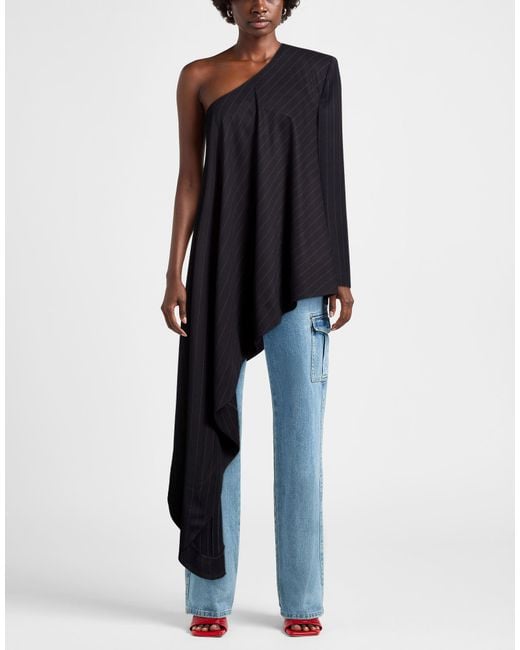 Nineminutes Black Midnight Top Polyester, Viscose, Elastane