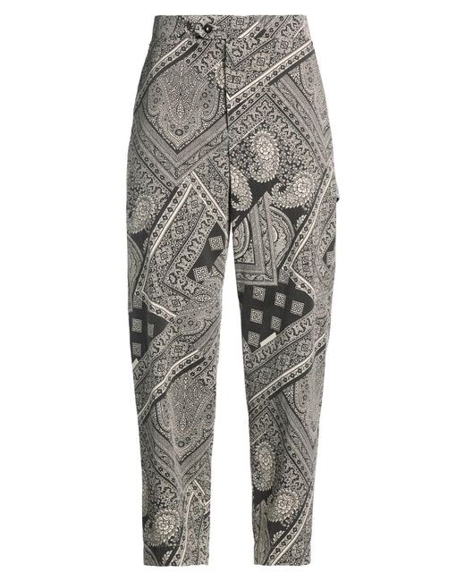MAISON CRAZY WORKER 3.2 Gray Pants Cotton for men