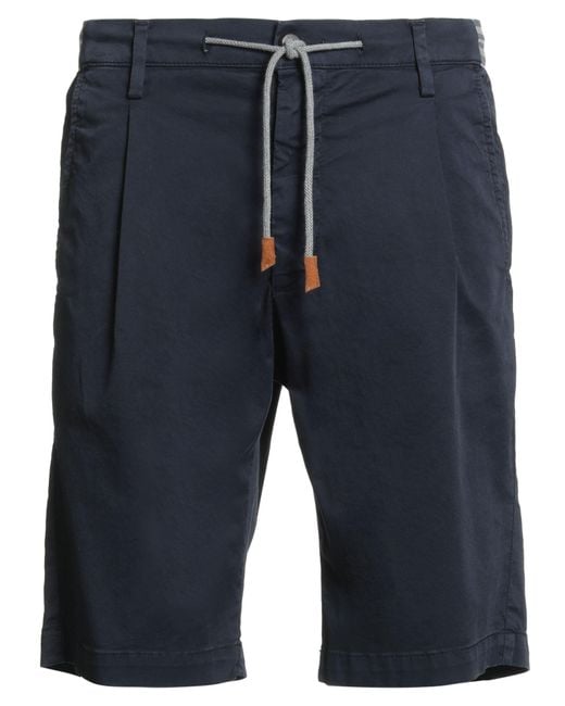 Eleventy Blue Shorts & Bermuda Shorts Cotton, Elastane for men