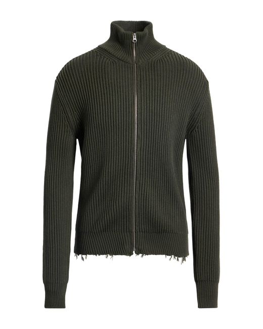 MM6 by Maison Margiela Black Cardigan Cotton for men