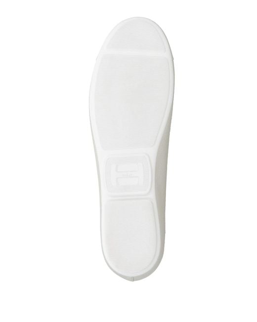 Hogan White Ballet Flats