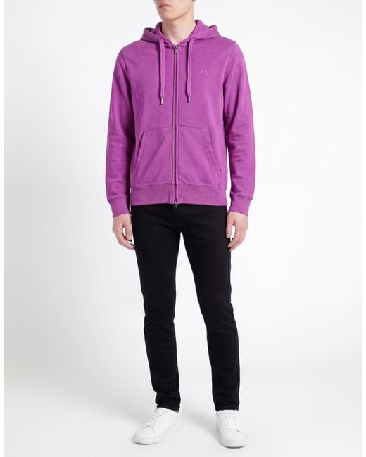 Sun 68 Purple Sweatshirt for men