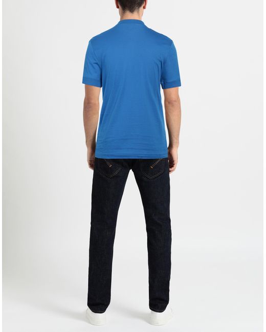 Camiseta Kiton de hombre de color Blue