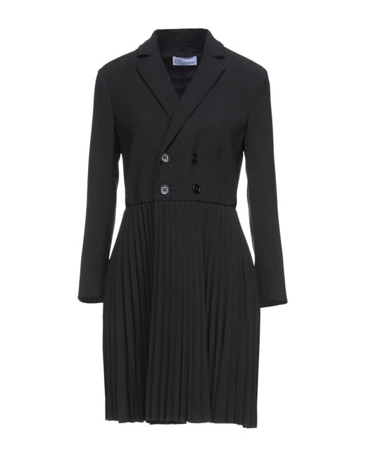 RED Valentino Black Mini Dress Polyester, Elastane
