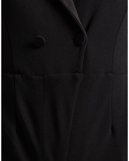 Dixie Black Playsuit Polyester, Elastane