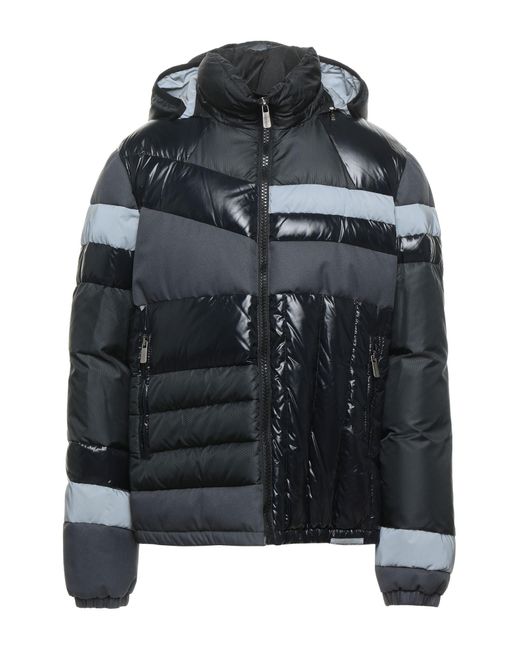Download Frankie Morello Synthetic Down Jacket in Black for Men - Lyst