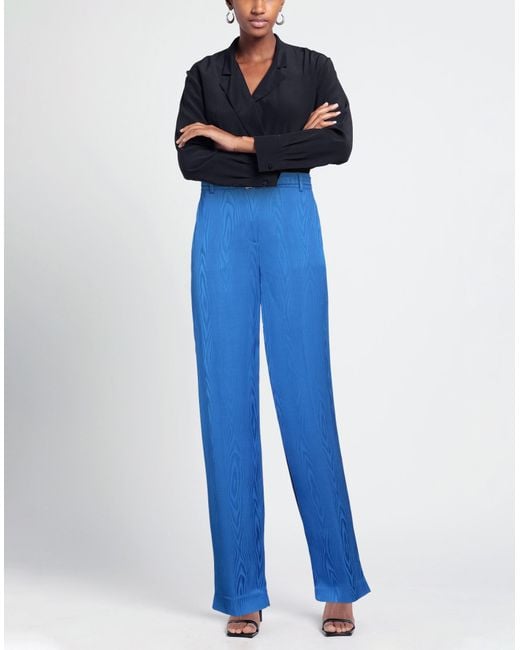 Boutique Moschino Blue Pants Viscose