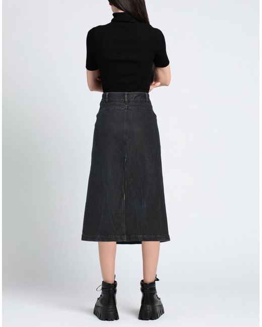 DIESEL Black Denim Skirt
