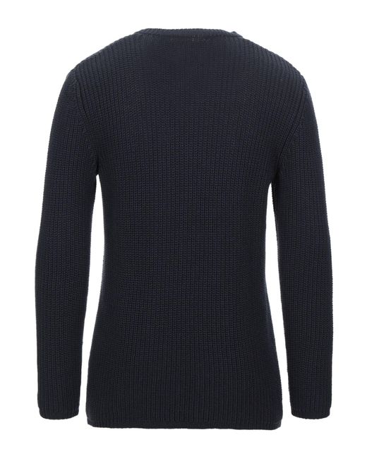 Officina 36 Blue Midnight Sweater Acrylic, Wool, Cotton for men