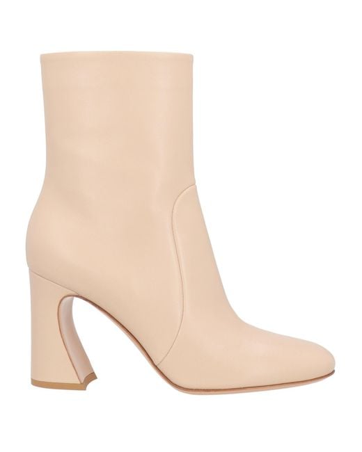 Gianvito Rossi Natural Ankle Boots