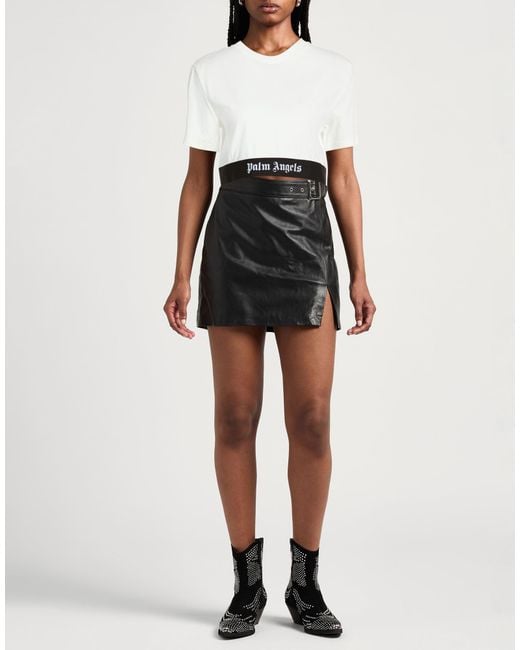 Palm Angels White T-Shirt Cotton