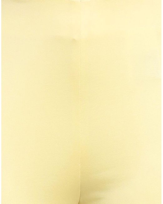 Cristinaeffe Yellow Pants Viscose, Nylon, Elastane