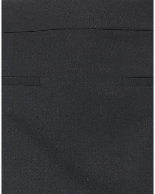SEVENTY VENEZIA Black Mini Skirt Polyester, Virgin Wool, Elastane
