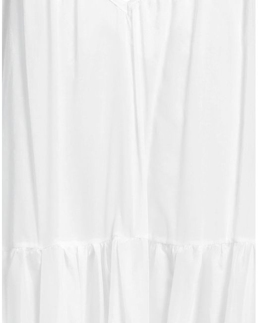Kaos White Maxi Dress Cotton