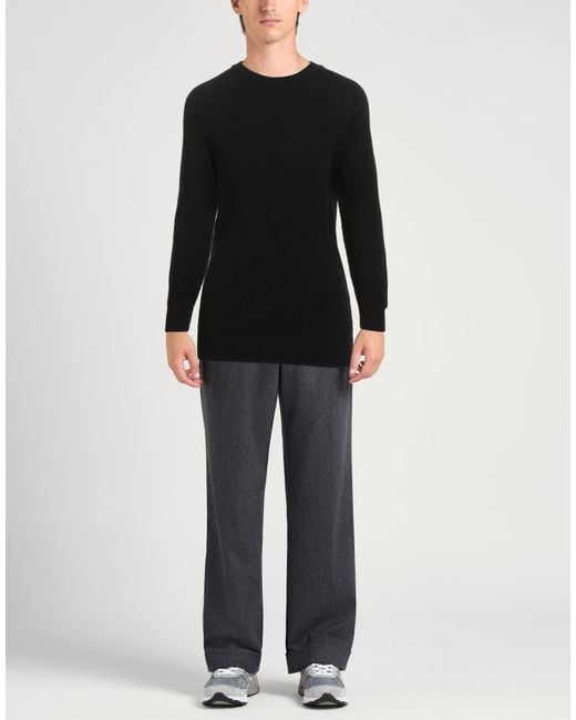 Alpha Studio Black Sweater Wool for men