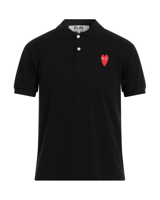 COMME DES GARÇONS PLAY Poloshirt in Black für Herren
