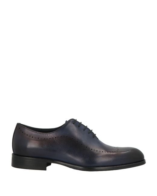 Sutor Mantellassi Gray Midnight Lace-Up Shoes Leather for men