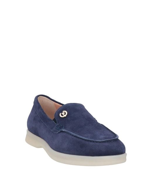 Pollini Blue Mokassin