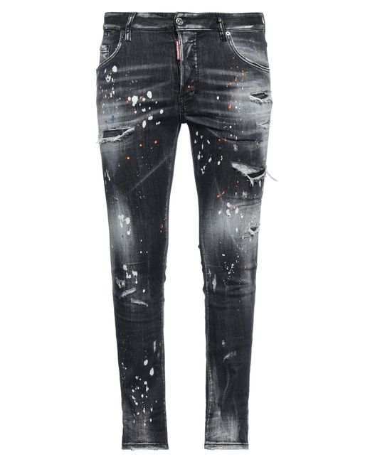 DSquared² Cropped Jeans in Gray für Herren