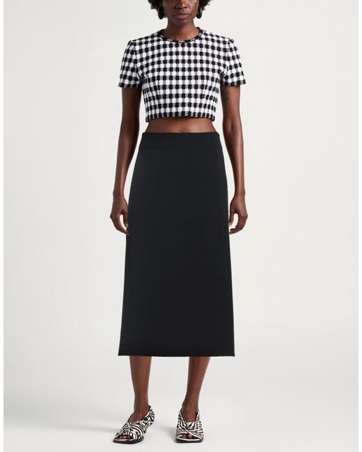 Sportmax Black Midi Skirt