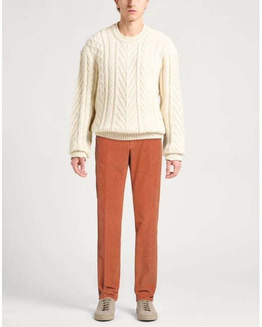 Incotex Orange Pants for men