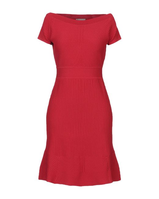 Armani Red Short Dress