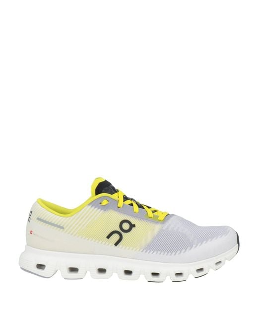 On Shoes White Sneakers Textile Fibers for men