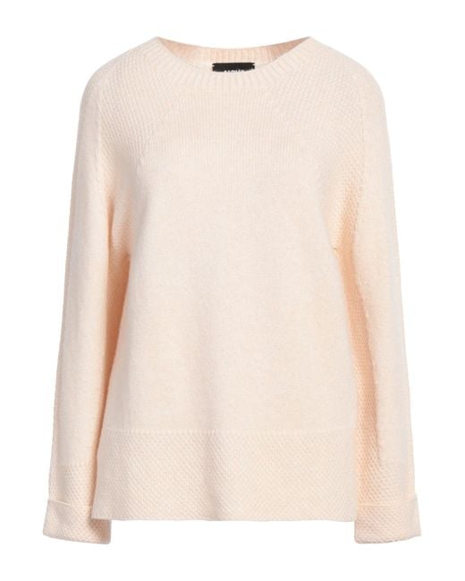 Alpha Studio Natural Ivory Sweater Wool, Viscose, Polyamide, Cashmere