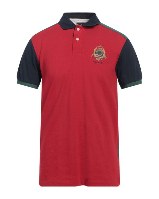 Hackett Red Polo Shirt for men