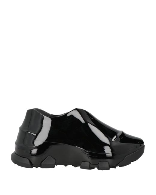 Givenchy Black Laceless Shiny Rubber Sneaker for men