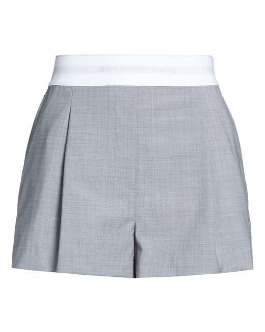 Alexander Wang Gray Shorts & Bermuda Shorts